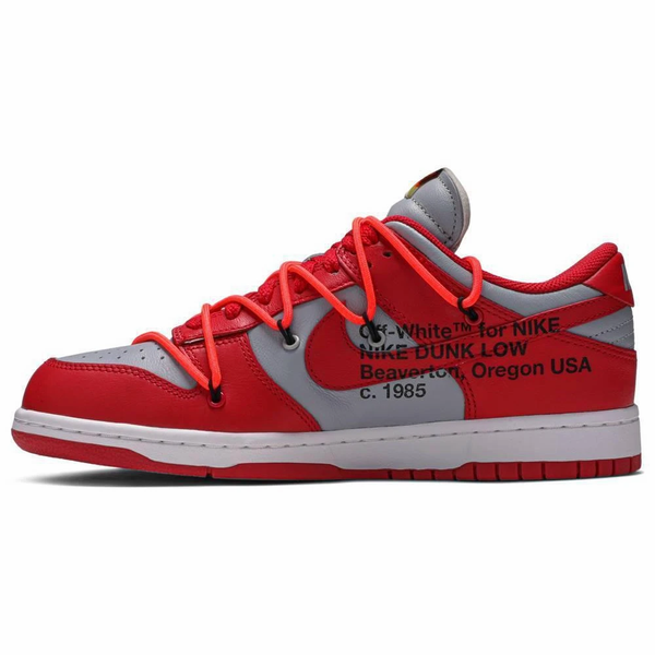 NIKE OFF-WHITE X DUNK LOW 'UNIVERSITY RED'