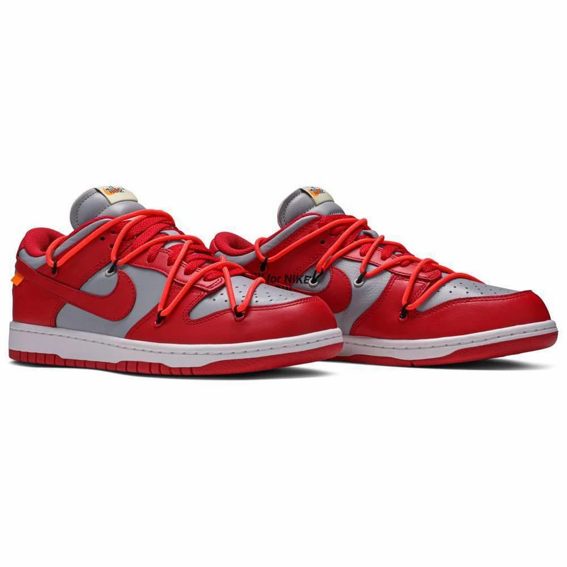 NIKE OFF-WHITE X DUNK LOW 'UNIVERSITY RED'